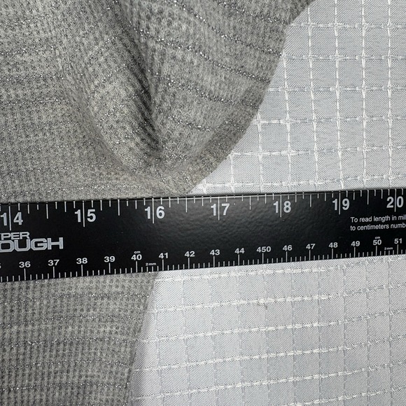 Y2K Aeropostale Henley Top Womens Large Preppy Stretch 3D Spellout Metallic - Picture 4 of 7